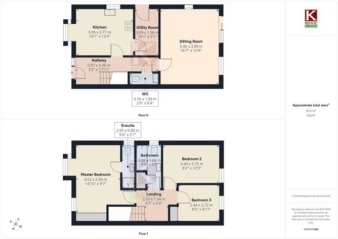 Floor plan — 55 Anglers Walk, Carlow, County Carlow