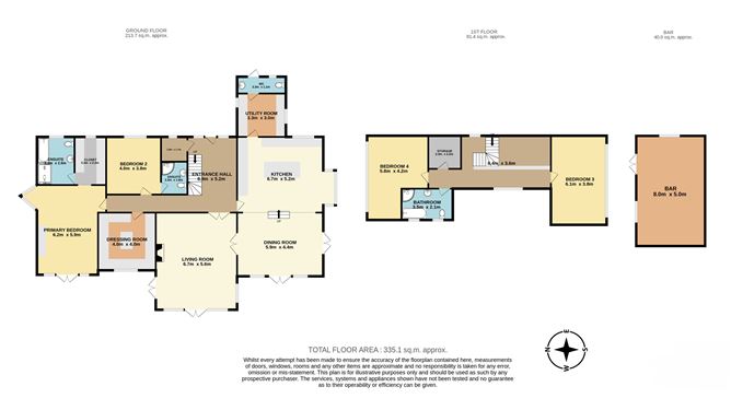 Floor plan — Winterwood, Derrycastle, Ballina, Co. Tipperary