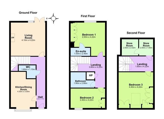 Floor plan — 11 Ticknock Dale, Sandyford, Dublin 18
