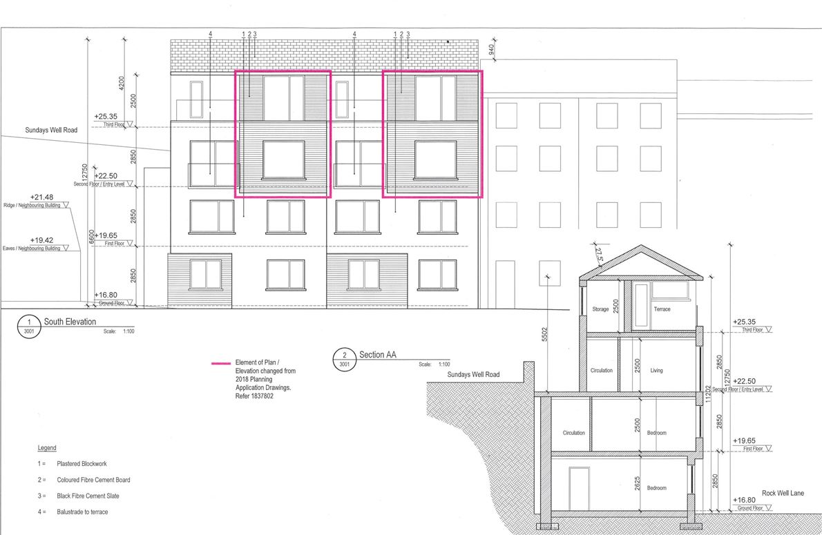 Site with FPP for 2 Houses, Sundays Well Road, Cork City ERA Downey