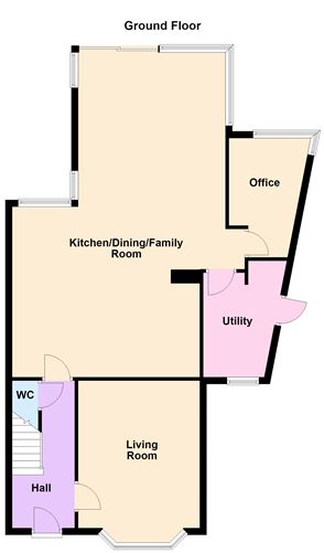 Floor plan — 12 Airpark Rise, Rathfarnham, Dublin 16