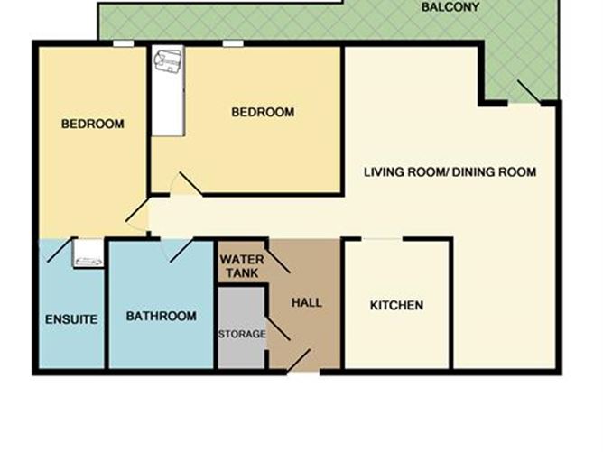 Floor plan — Apartment 93, LYMEWOOD MEWS, Northwood, Santry, Dublin 9