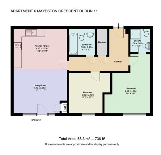 Apartment 6, Mayeston Crescent, Saint Margaret's Road, Finglas, Dublin 11