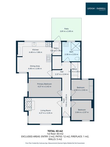 Floor plan — 24 Emmet Terrace, Navan, Meath