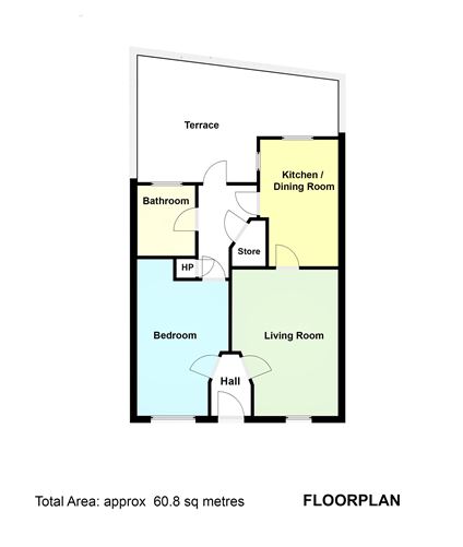 Floor plan — 124 South Gate Apartments, Cork Street, Dublin 8