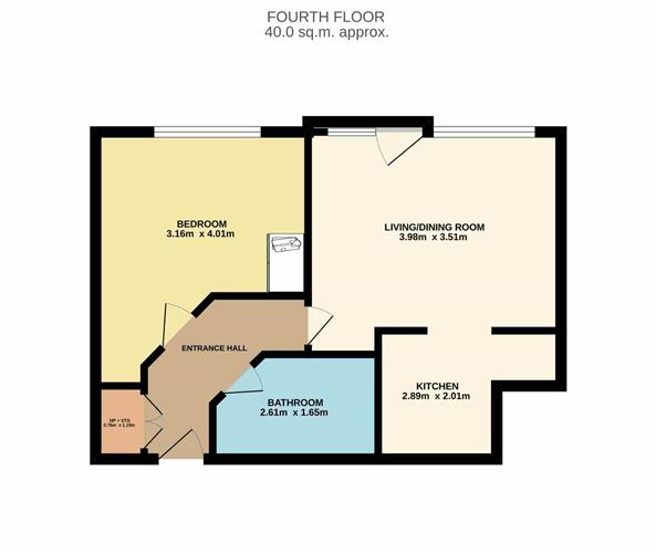 Floor plan — 24 Smithfield Village, Block F, Smithfield, Dublin 7