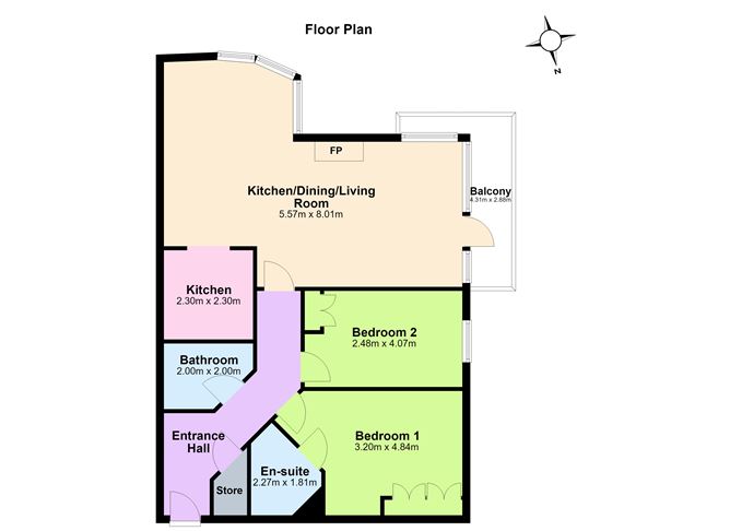 Floor plan — 36 The Blackthorn, Sandyford Road, Dundrum