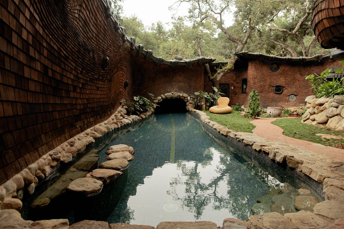 Gaudian Grotto,Santa Barbara,California,USA