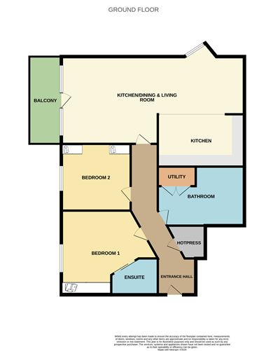 Floor plan — 329 Malahide Marina, Malahide, Co. Dublin