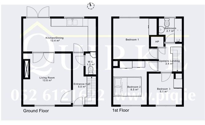 Floor plan — 28 Crann Ard, Clonmel, County Tipperary