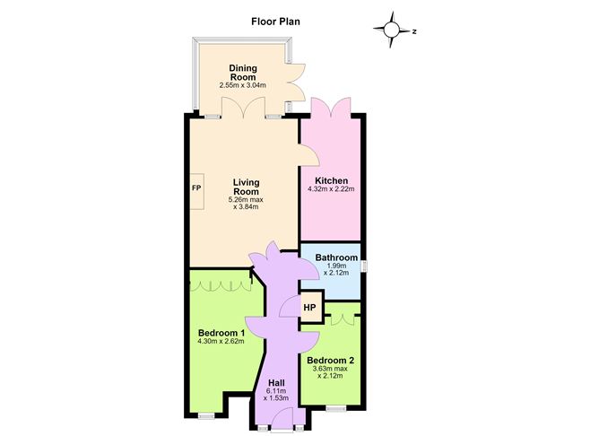Floor plan — 1 Harmony Court, Harmony Avenue, Donnybrook, Dublin 4