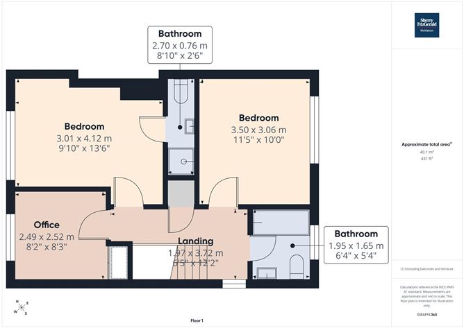Floor plan — 32 Hazel Court, Hazelwood, Ennis, Co. Clare