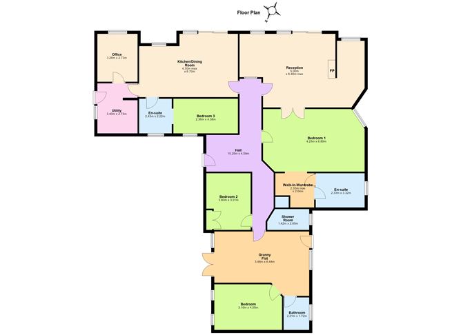 Floor plan — The Lodge, Kilshannig, Crinken Lane, Shankill, Dublin 18