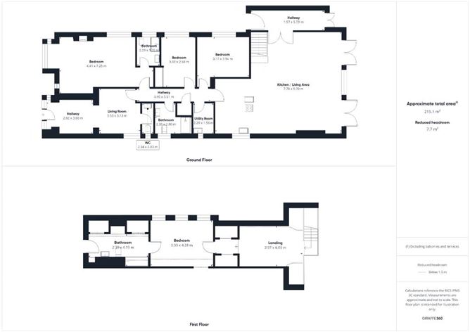 Floor plan — 42 Ballydowd Grove, Lucan, Dublin