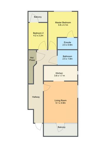 Apartment 44, Block C, Leixlip, Co. Kildare, Leixlip, Kildare