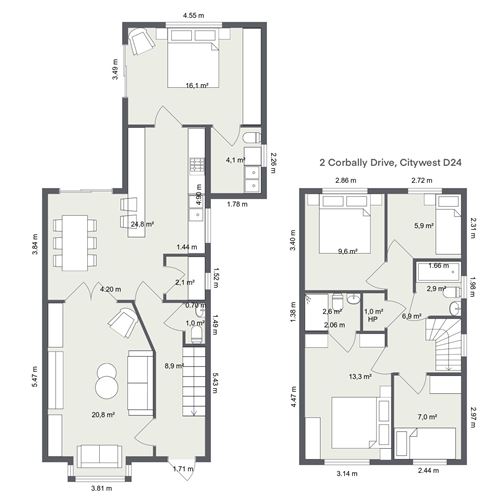 2 Corbally Drive, Citywest,   Dublin 24