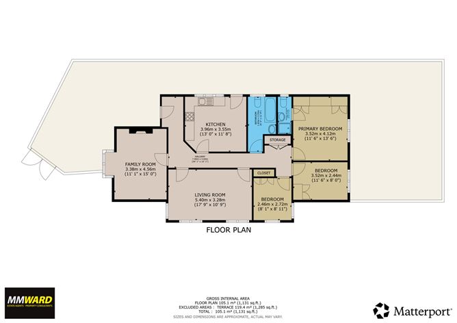 Floor plan — 8a Oldtown Heights, Naas, County Kildare