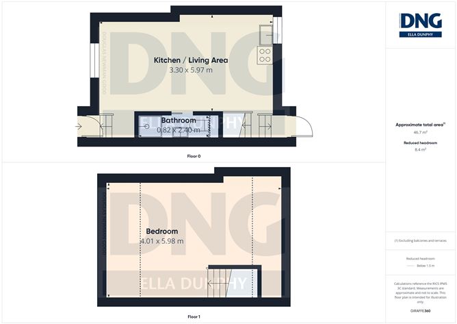 Floor plan — Bluebell Cottage, Dungarvan, Co. Kilkenny