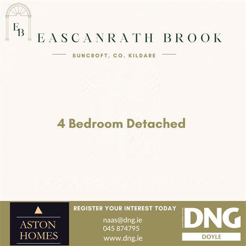 4 Bed Detached Type A, Eascanrath Brook, Suncroft, Co. Kildare