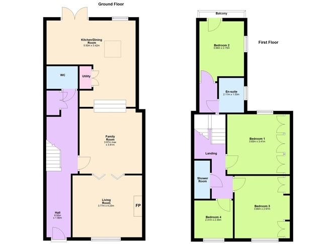 Floor plan — 55 Mount Pleasant Avenue Lower, Ranelagh, Dublin 6