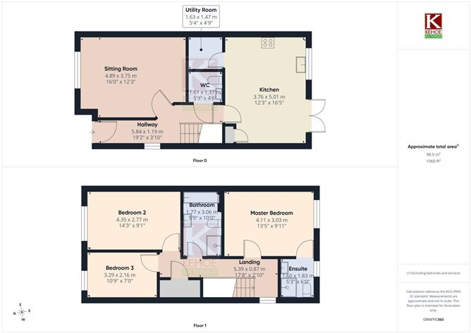 Floor plan — 78 Meadows Way, Carlow, County Carlow