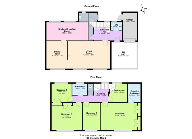 Floor plan — 30 Granville Road, Blackrock, Co. Dublin