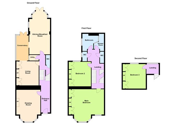 Floor plan — 18 Warwick Villas, Sallymount Avenue, Ranelagh, Dublin 6