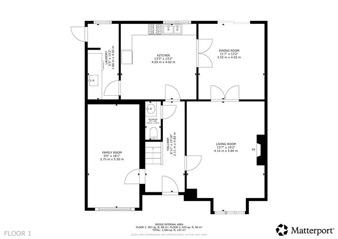 Floor plan — 175 Canterbrook, Trim Road, Navan, Meath