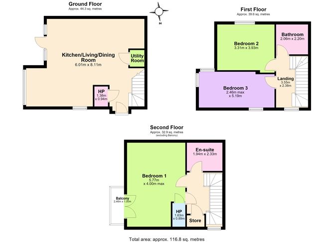 Floor plan — 166 Block 1, Belgrove Park, Mount Prospect Lawns, Clontarf, Dublin 3