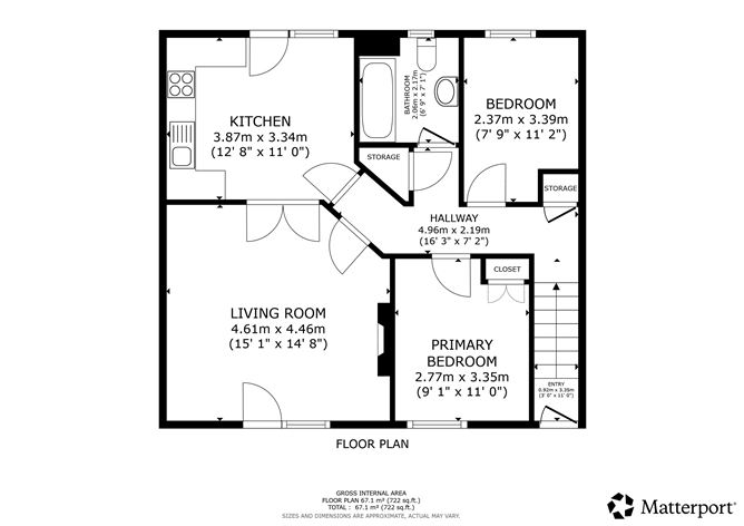 Floor plan — 2 The Courtyard, Dunshaughlin, Meath