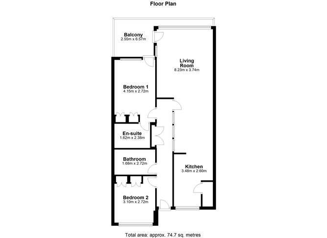 Floor plan — 27 Booterstown Wood, Booterstown Avenue, Booterstown, Dublin