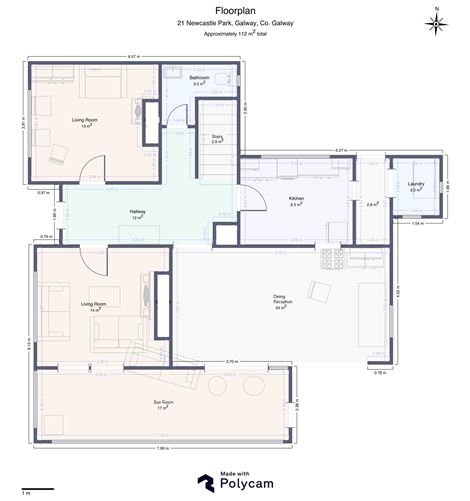 Floor plan — 21 Newcastle Park, Lower Newcastle Road, Newcastle, Galway City