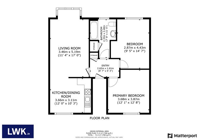 Apt 4, Ard Lorcain Grove, Stillorgan, Dublin