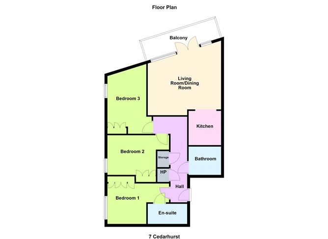 Floor plan — 7 Cedarhurst Road, Phoenix Park Racecourse, Dublin 15