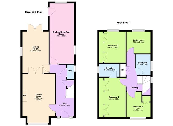 Floor plan — 31 Belmont Lawn, Blackrock, Co. Dublin
