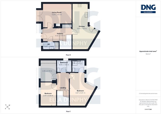 Floor plan — 1 Friars Hill Mews, Waterford Road, Thomastown, Co. Kilkenny