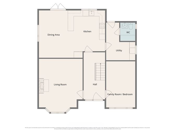 Floor plan — 21 Ard Aoibhinn, Rosslare Strand, Co. Wexford