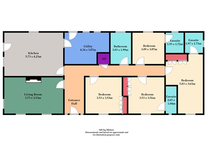 Floor plan — Lagore Little, Ratoath, Co. Meath