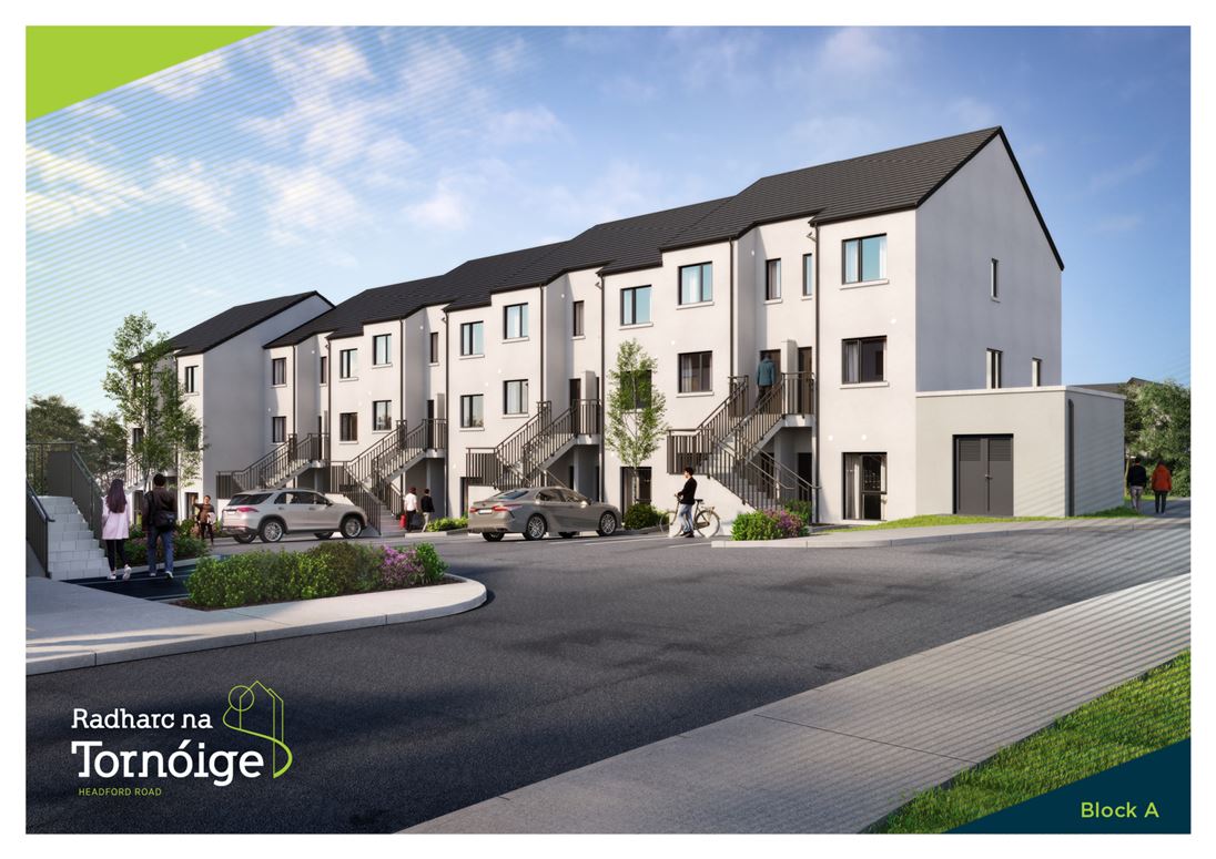 2 Bedroom Duplex, Radharc na Tornóige, Headford Road, Galway