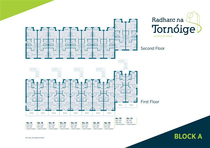 2 Bedroom Duplex, Radharc na Tornóige, Headford Road, Galway