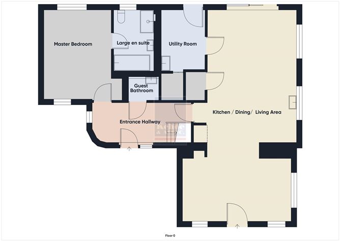 Floor plan — "Dot's Seaview Cottage", Bannow, Wexford