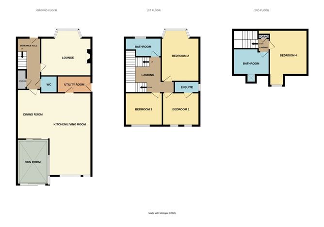 Floor plan — 2 Rosewell, Ballinlough Road, Cork