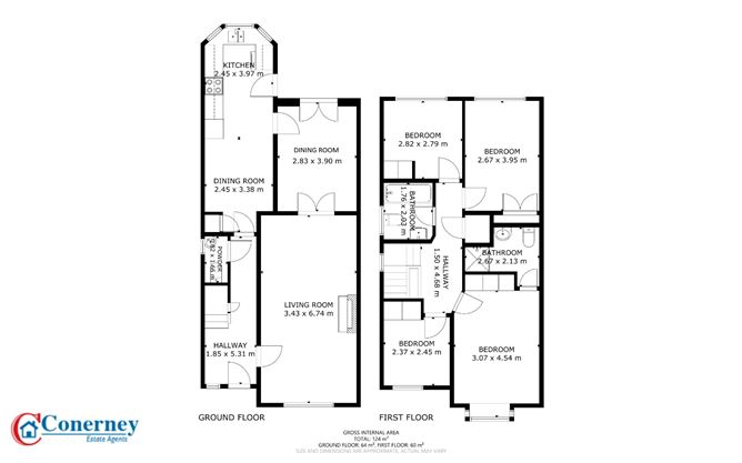 Floor plan — 5 Fonthill Court, Rathfarnham, Dublin 14