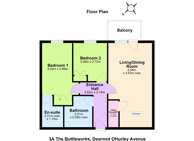 Floor plan — 3a The Bottleworks, Dermot O'Hurley Avenue, Irishtown, Dublin 4