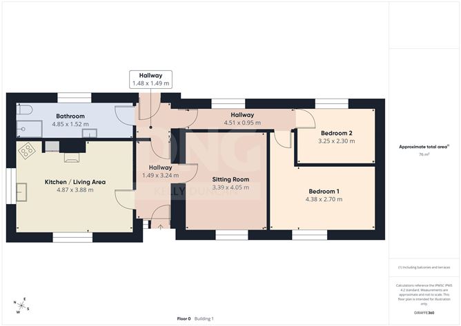 Floor plan — Grovesend, Rhode, Co. Offaly