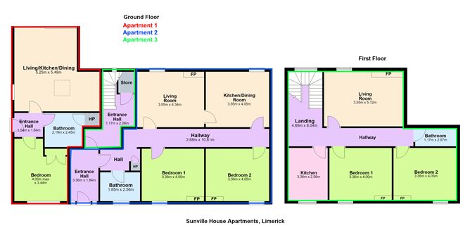Floor plan — Sunville House, North Circular Road, Limerick