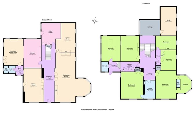 Floor plan — Sunville House, North Circular Road, Limerick