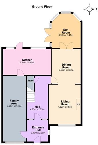 Floor plan — 15 Beech Drive, Dundrum, Dublin 16