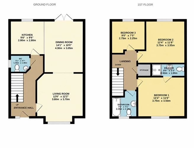 Floor plan — 42 The Fairways, Tir Cluain, Midleton, Co. Cork