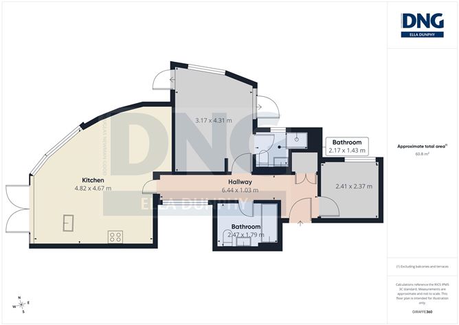 Floor plan — 6 Station House, New Quarter, MacDonagh Junction, Kilkenny